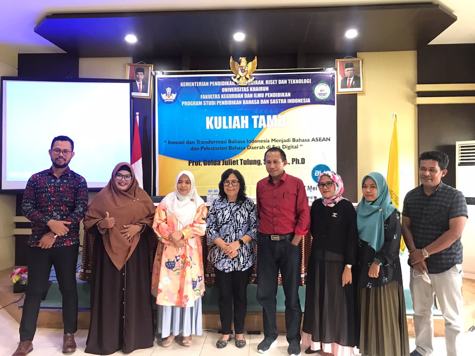 Kuliah Tamu Bersama Prof Golda Juliet Tulung, S.S., M.A., Ph.D.