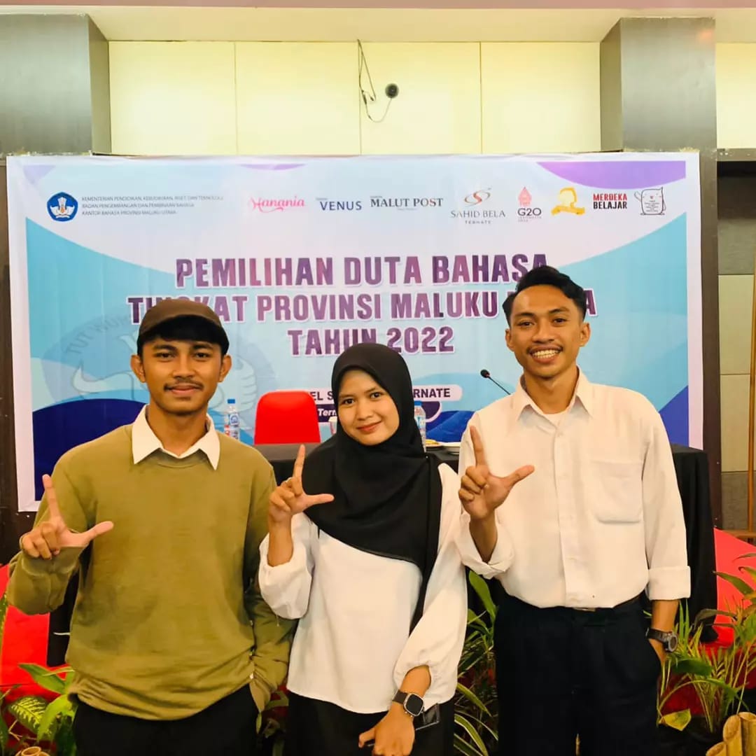 Mahasiswa PBSI Kembali Bersaing Pada Pemilihan Duta Bahasa Maluku Utara Tahun 2022.