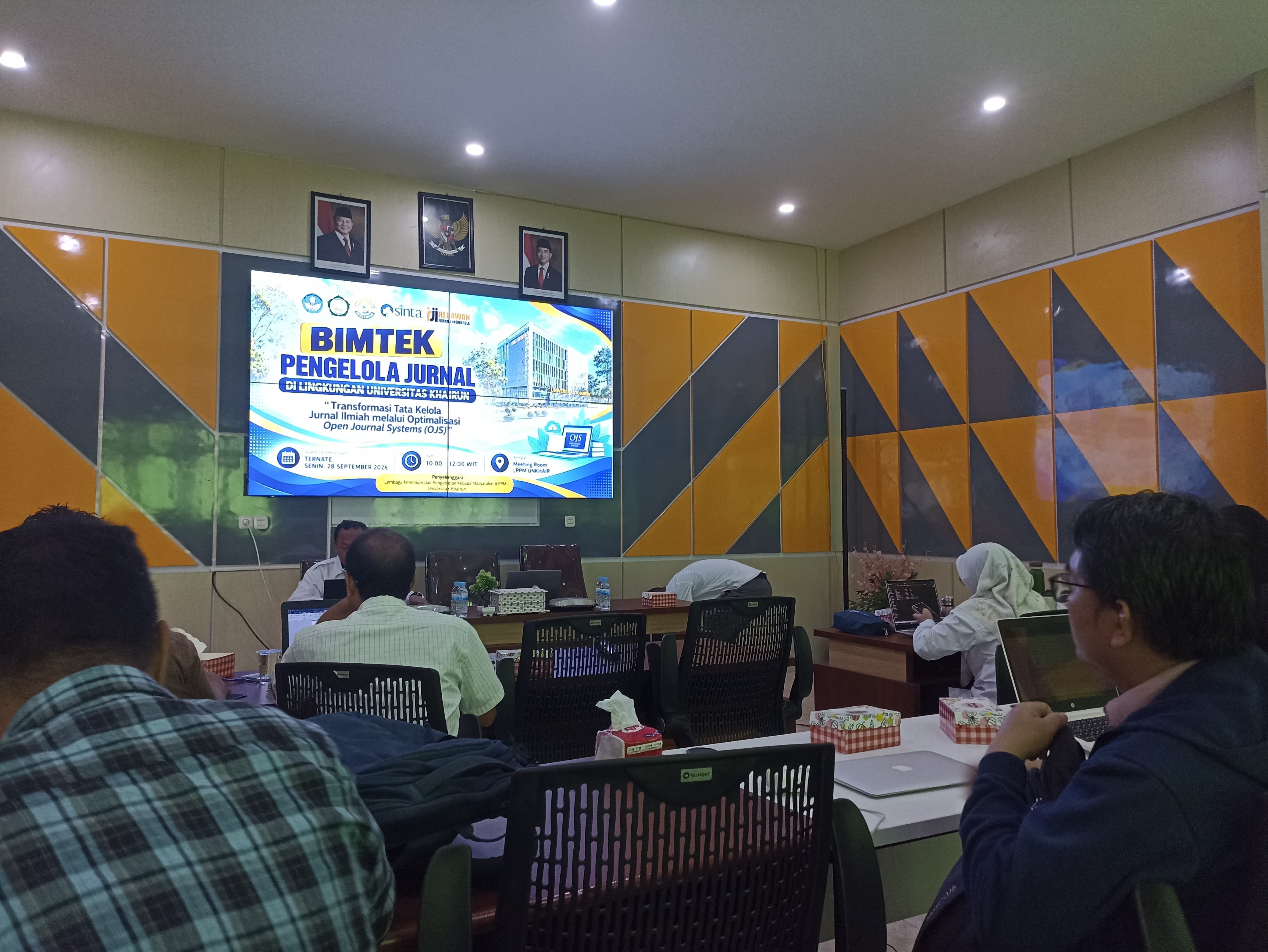 Dosen Prodi PBSI Unkhair Ikuti Bimbingan Teknis Pengelolaan Jurnal di Lingkungan Universitas Khairun